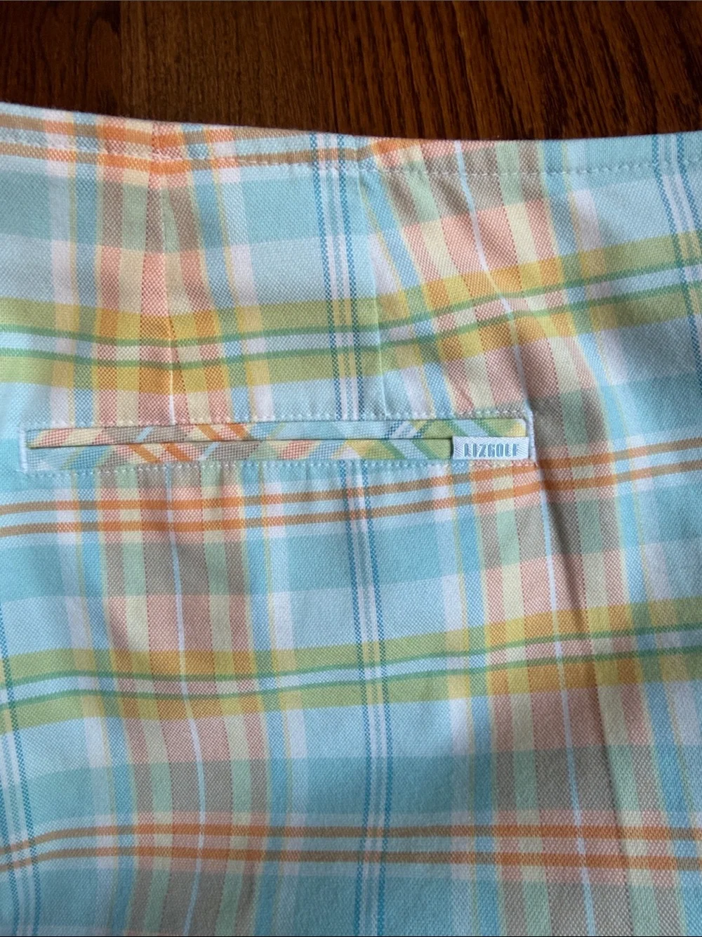 Liz Golf plaid golf shorts skort size 20w